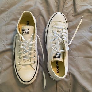 Platform white converse